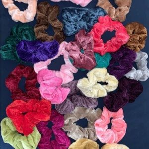 Colorful scrunchies